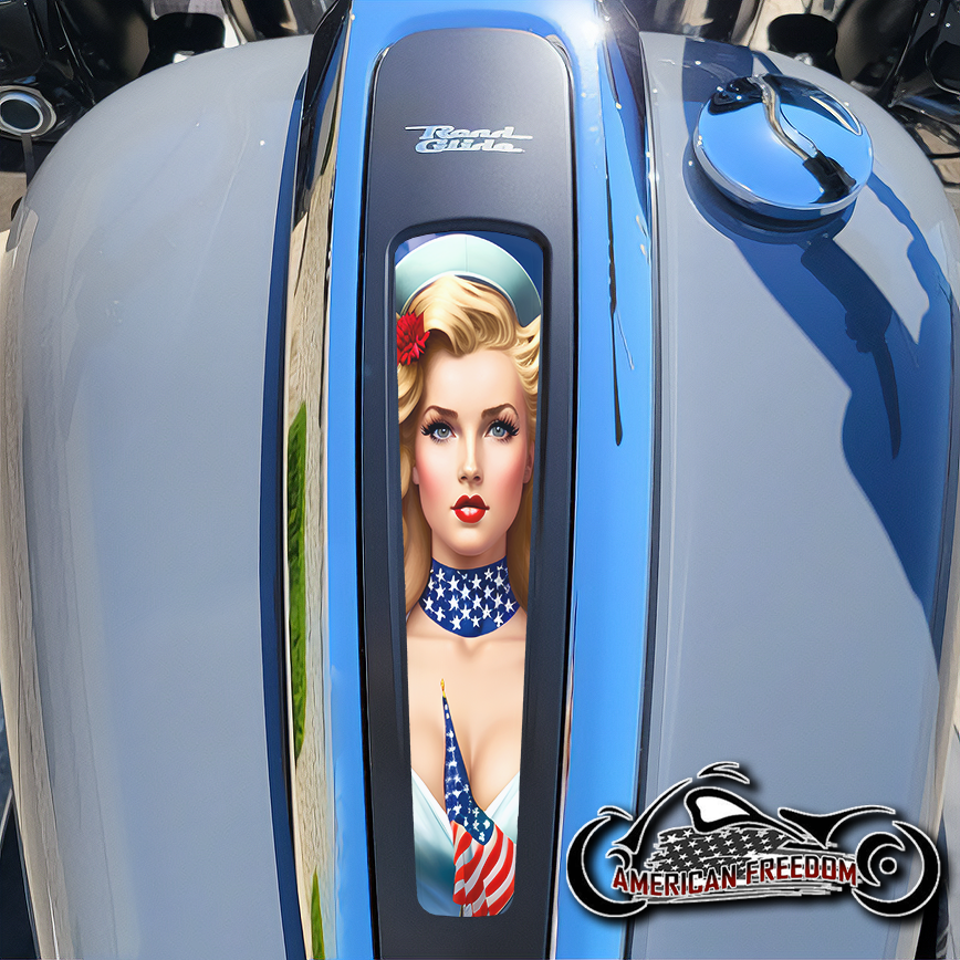 Harley 2021+ Street & Road Glide Dash Insert - US Pin Up